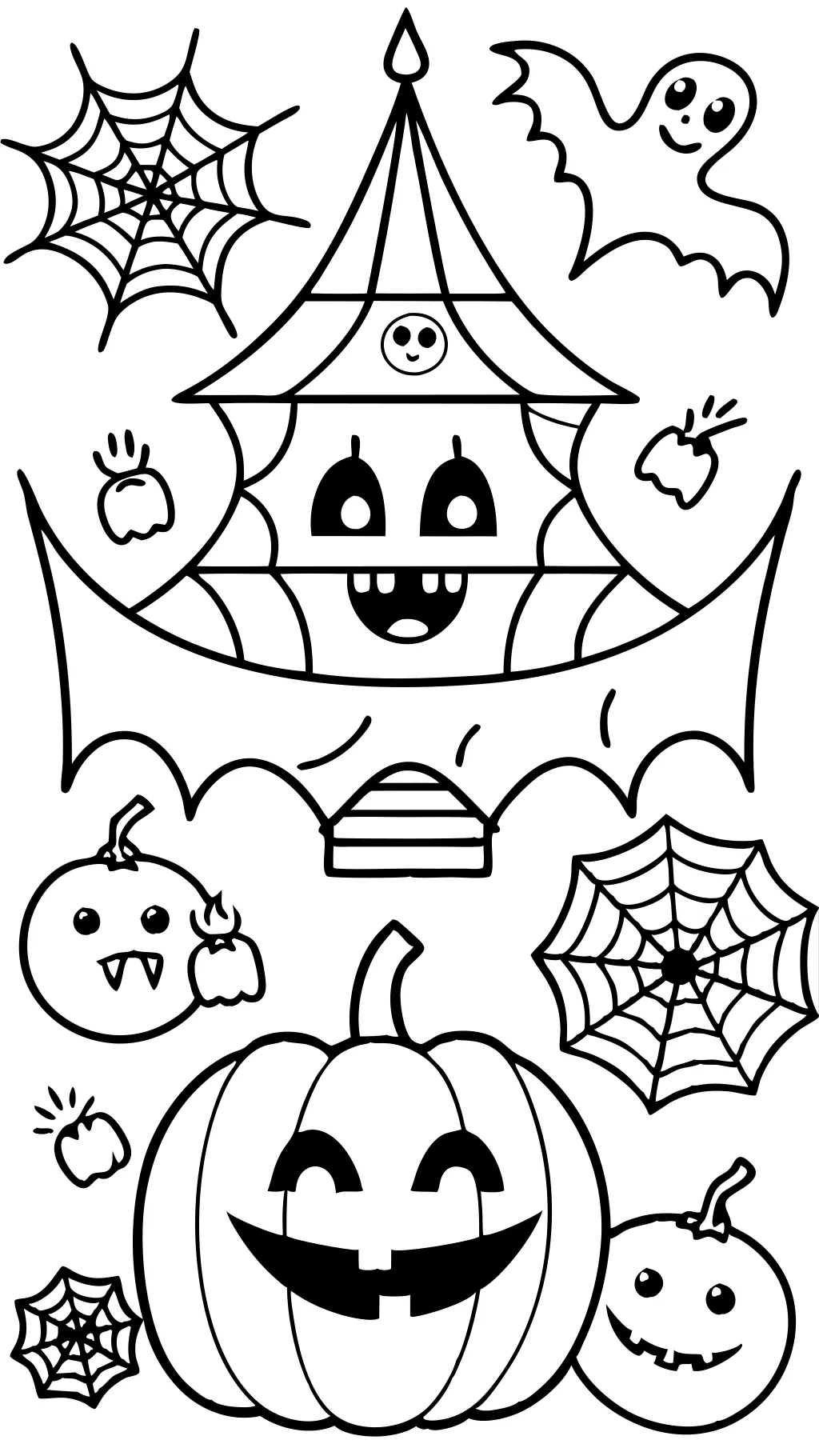 Páginas para colorear de Halloween geniales